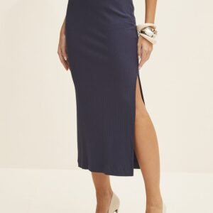 SAIA CANELADA MIDI COLCCI