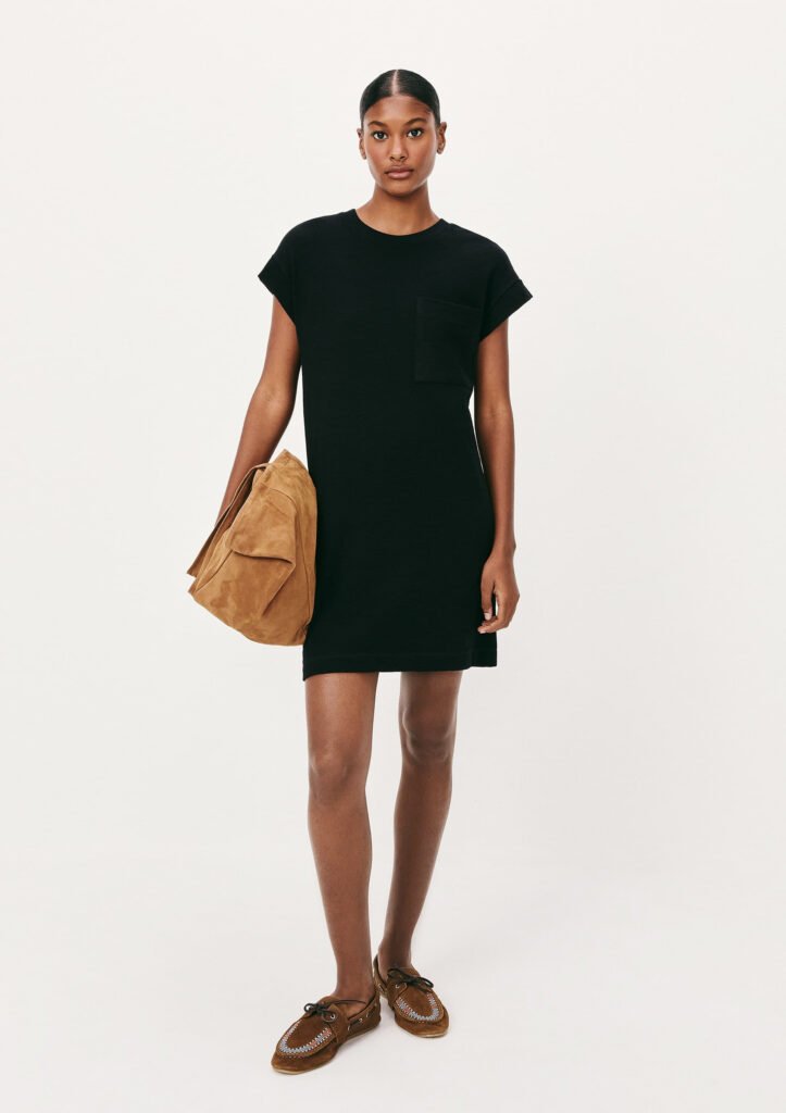 VESTIDO MIDI PRETO HERING