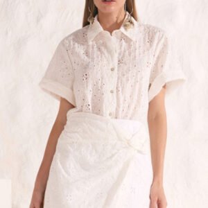 CAMISA CROPPED EM TRICOLINE