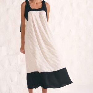 VESTIDO BICOLOR