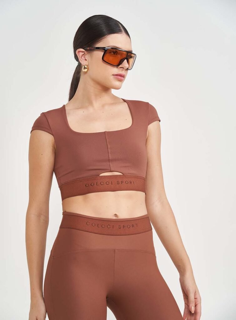 TOP SLIM MARROM COLCCI SPORT