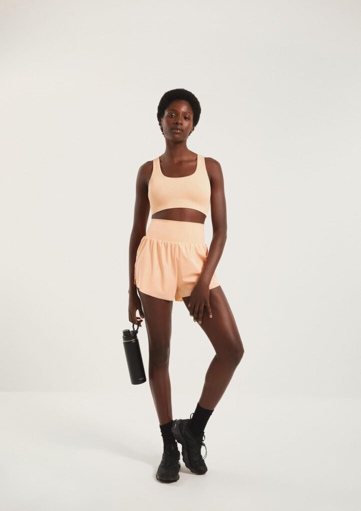 SHORT ESPORTIVO LARANJA HERING