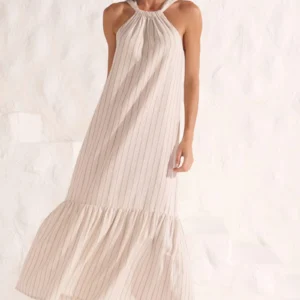 VESTIDO MAXI MIDI EM BLEND