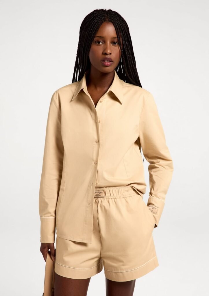 CAMISA BEGE FEM HERING