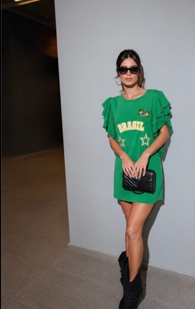 VESTIDO BABADOS BRASIL