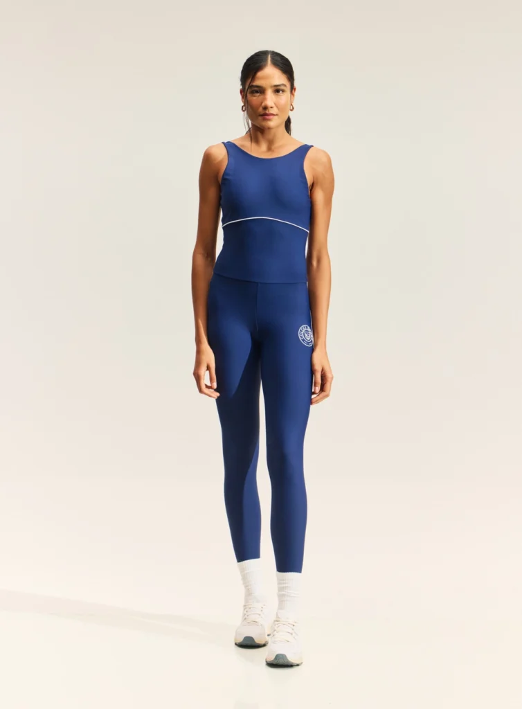 Macacão Longo com costas abertas azul Colcci Sport